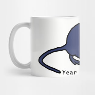 Year of the Rat - Blue Mug